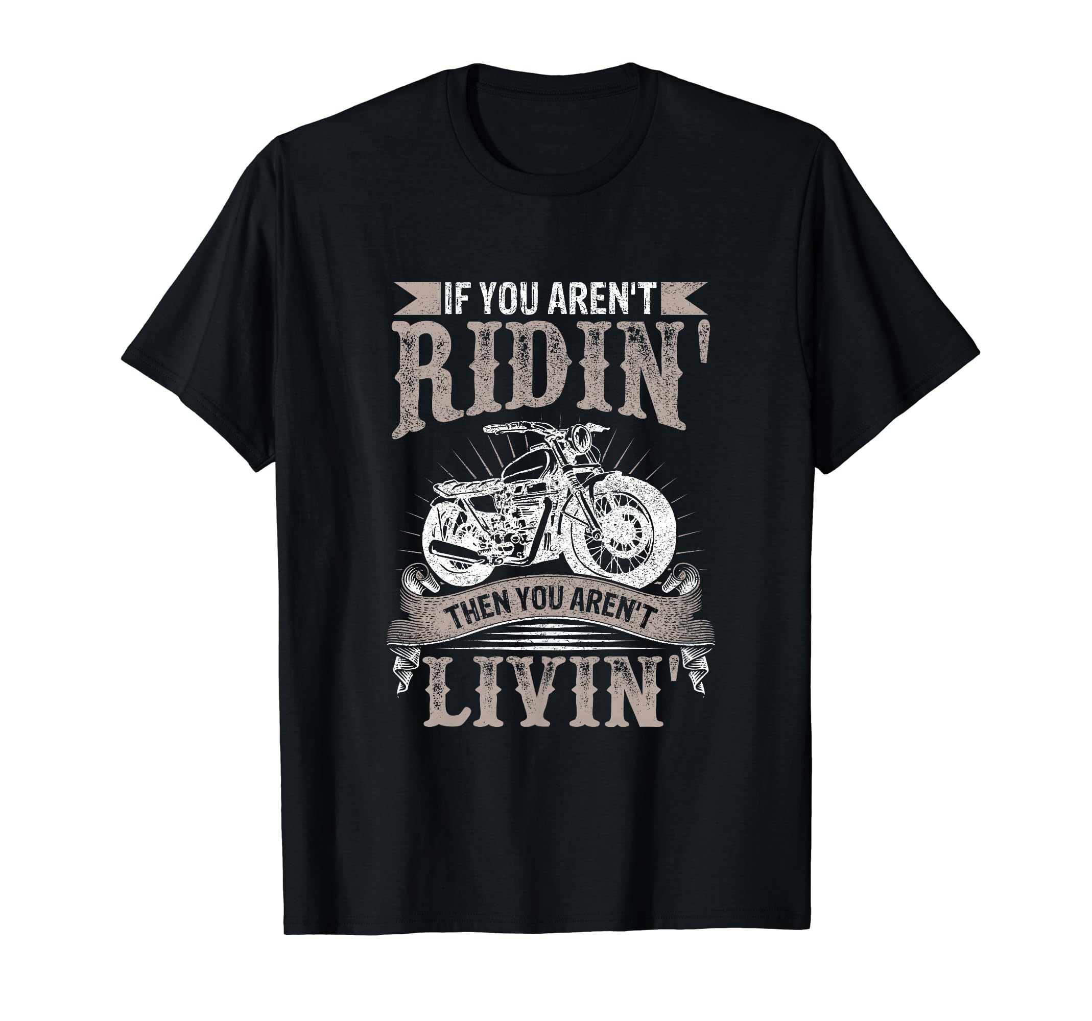 Biker Motorcycle T-Shirt - Fun Novelty Design for Adults - T-Shirt, Sweatshirt, Hoodie