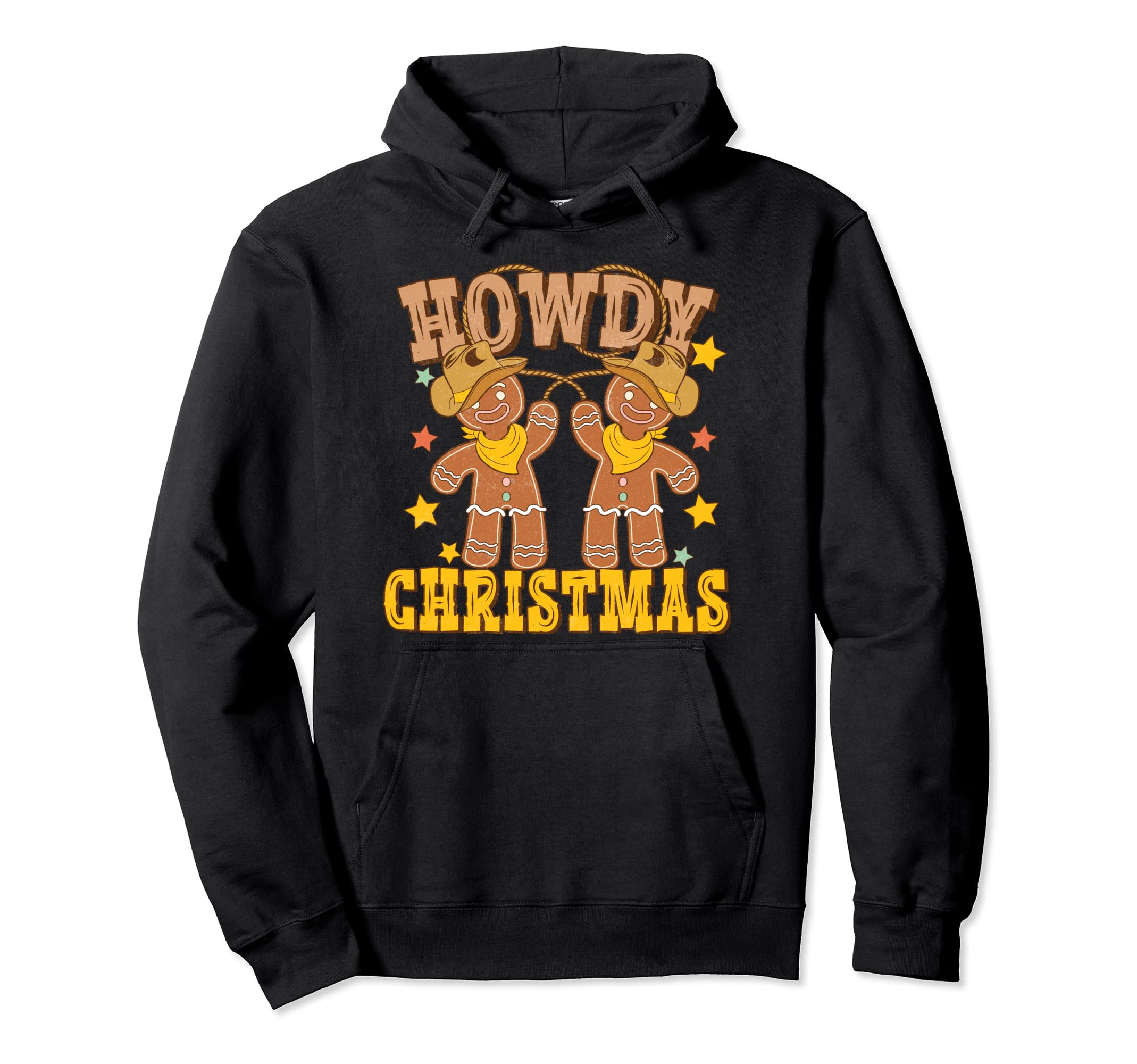 Howdy Holiday Western Cowboy Cowgirl Hoodie - Novelty Apparel Men Women - T-Shirt, Sweatshirt, Hoodie