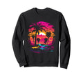 Retrowave Synthwave Aesthetic Sweatshirt - Minimalist Print Men Women - T-Shirt, Sweatshirt, Hoodie
