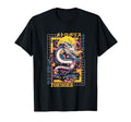 Fukuoka City Synthwave 80S Dragon Asian T-Shirt - Trendy Graphic Men Women - T-Shirt, Sweatshirt, Hoodie
