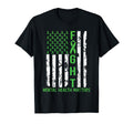 Green American Flag Usa Mental Health T-Shirt - Aesthetic Graphic Unisex - T-Shirt, Sweatshirt, Hoodie