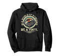 Vinyl Collecting Record Player Hoodie - Minimalist Print for Adults - T-Shirt, Sweatshirt, Hoodie