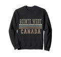 Quinte West Canada Sweatshirt - Trendy Graphic Unisex - T-Shirt, Sweatshirt, Hoodie