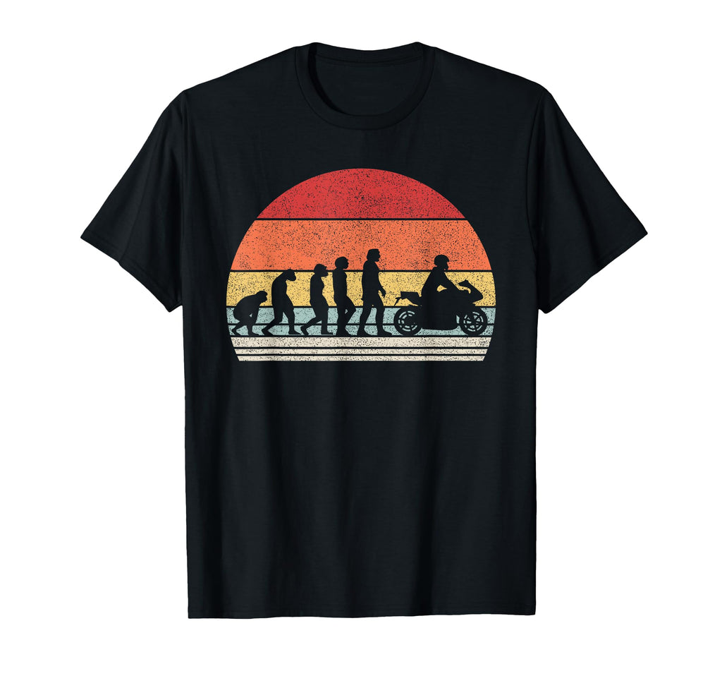 Evolution Motorcycle T-Shirt - Custom Art Print for Adults - T-Shirt, Sweatshirt, Hoodie