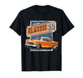 1955 55 Bel Air 50S Silhouette Old T-Shirt - Custom Art Print Men Women - T-Shirt, Sweatshirt, Hoodie