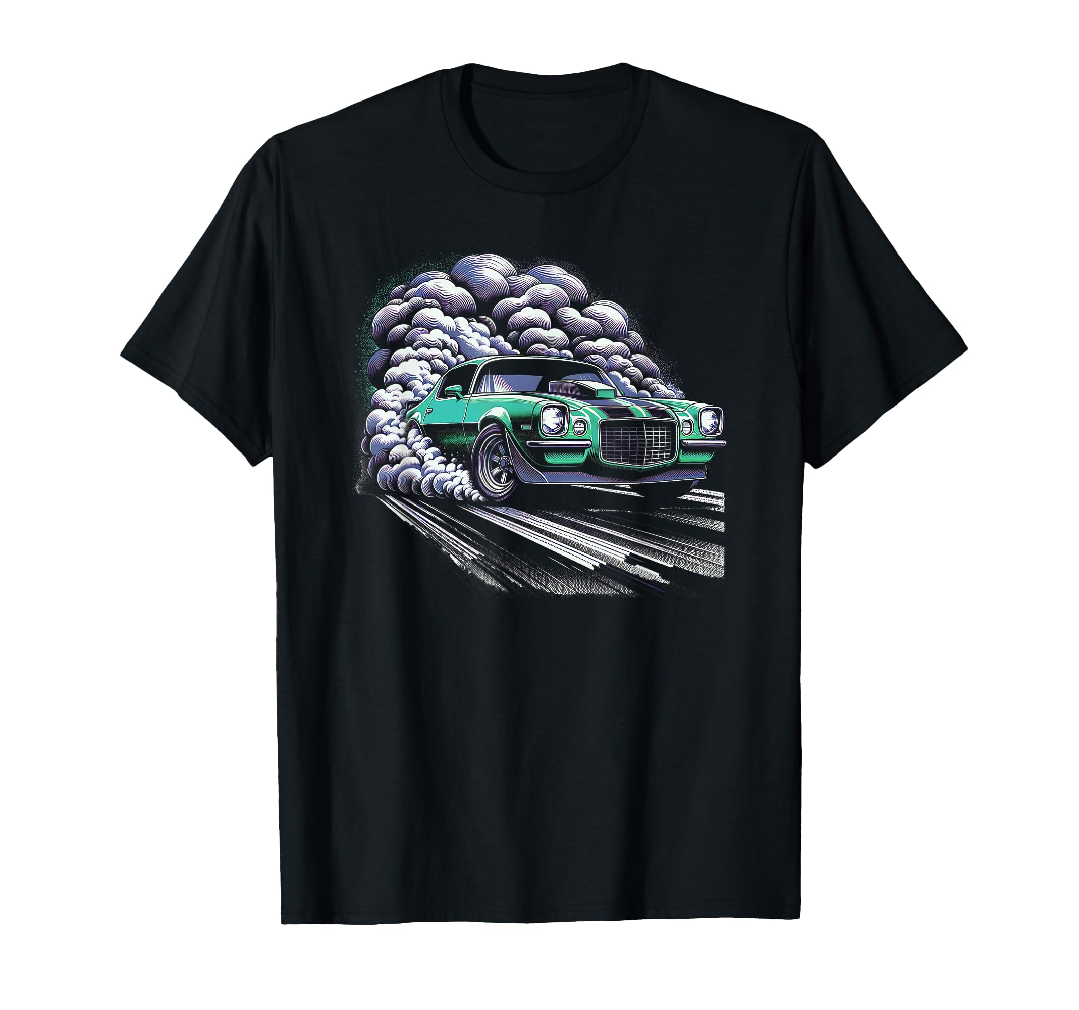 American Muscle Car 60S 70S Car Lover T-Shirt - Streetwear Style for Adults - T-Shirt, Sweatshirt, Hoodie