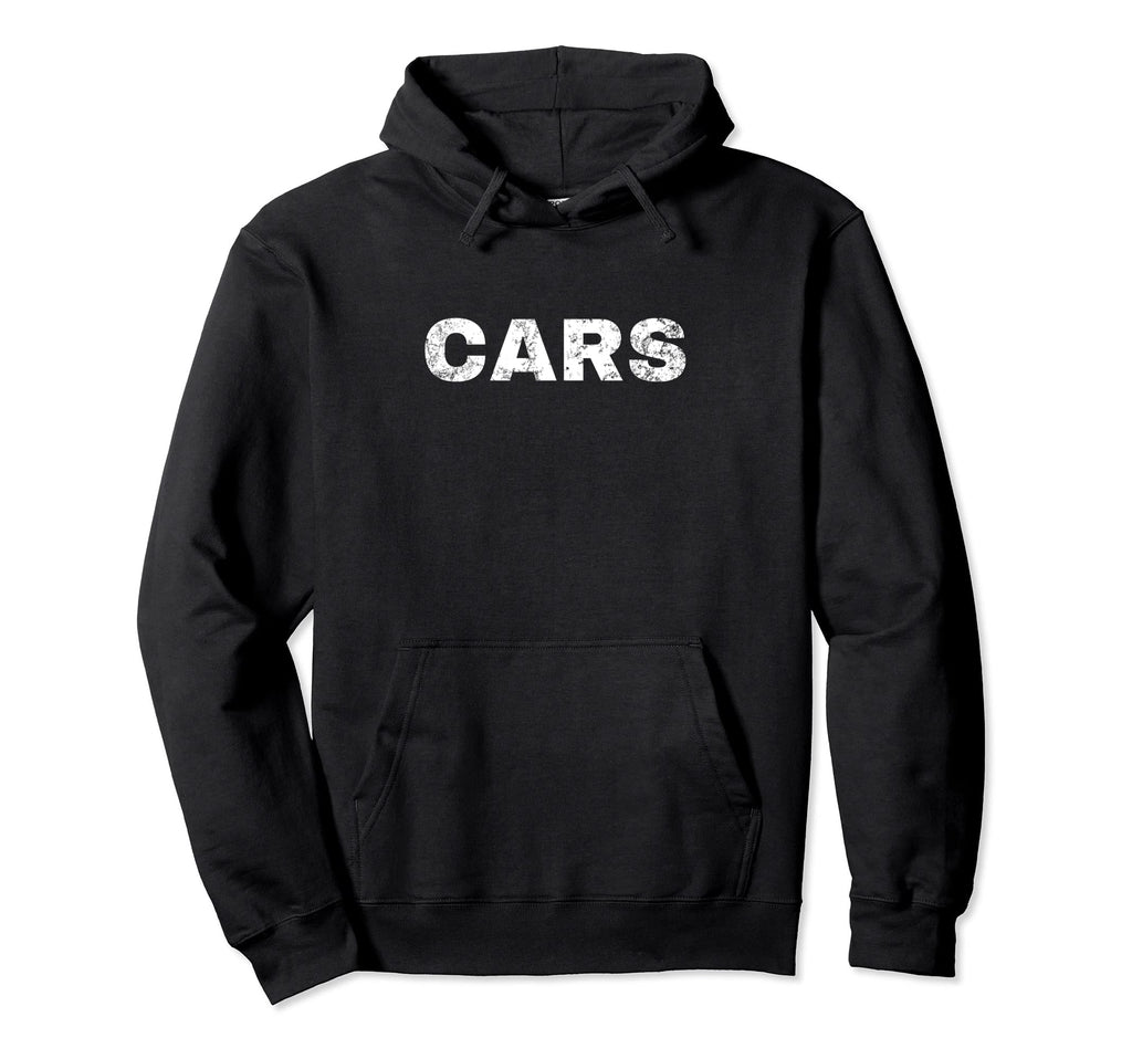 Cars White Text Hobby Hoodie - Novelty Apparel Men Women - T-Shirt, Sweatshirt, Hoodie