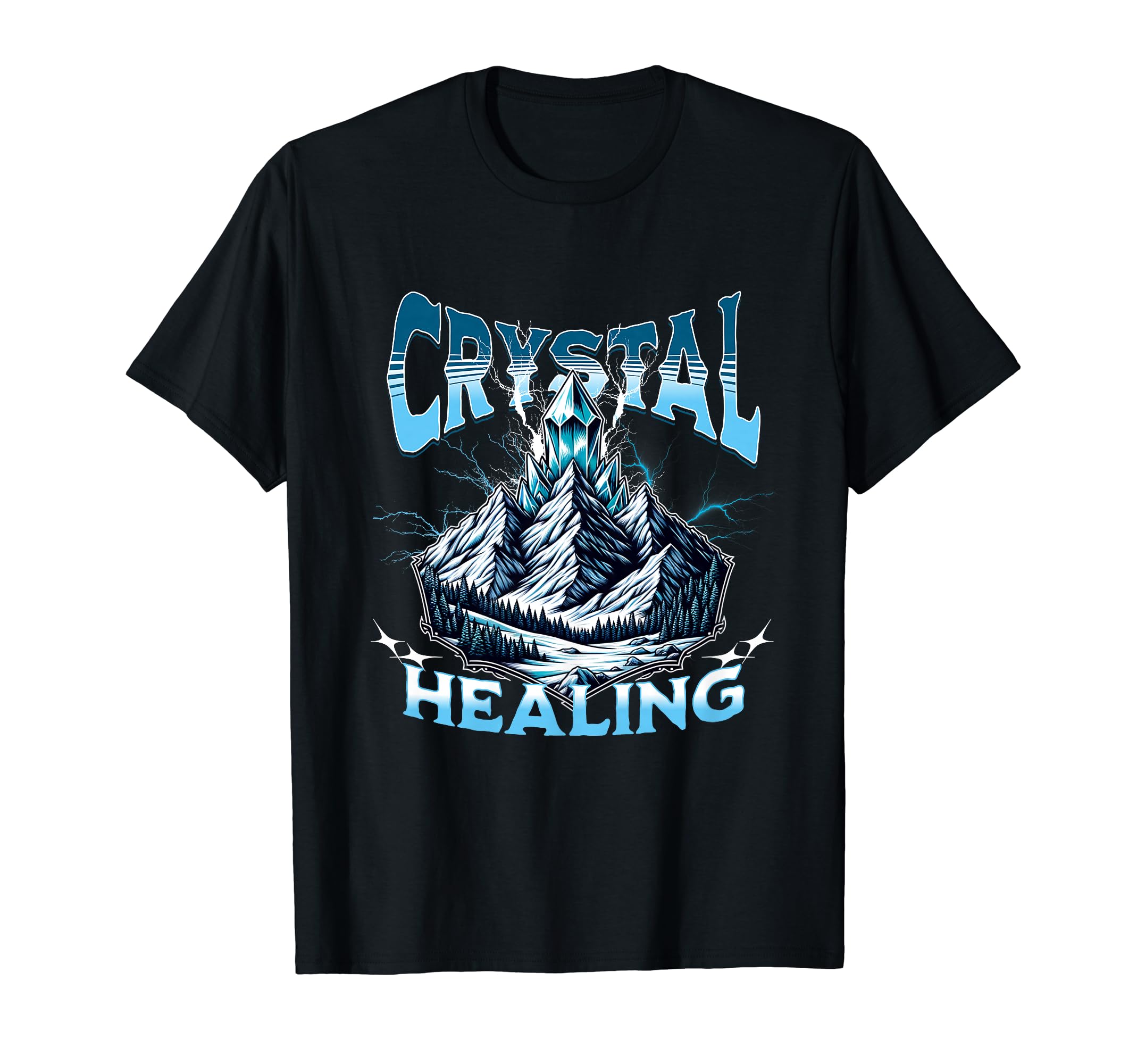 Crystals Healing S Energizing T-Shirt - Minimalist Print for Adults - T-Shirt, Sweatshirt, Hoodie