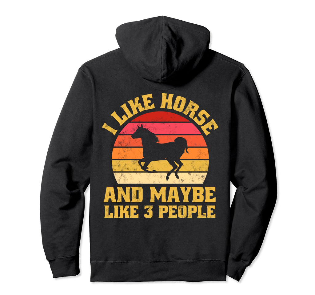 Horse Riding Lover Sunset Hoodie - Unique Graphic for Adults - T-Shirt, Sweatshirt, Hoodie