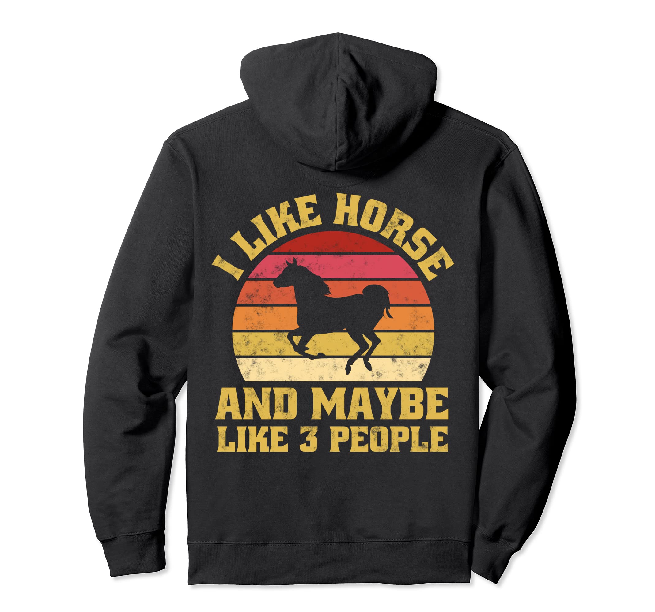 Horse Riding Lover Sunset Hoodie - Unique Graphic for Adults - T-Shirt, Sweatshirt, Hoodie