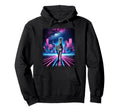 Synthwave Aesthetic Zebra Lover Stuff Hoodie - Streetwear Style Men Women - T-Shirt, Sweatshirt, Hoodie