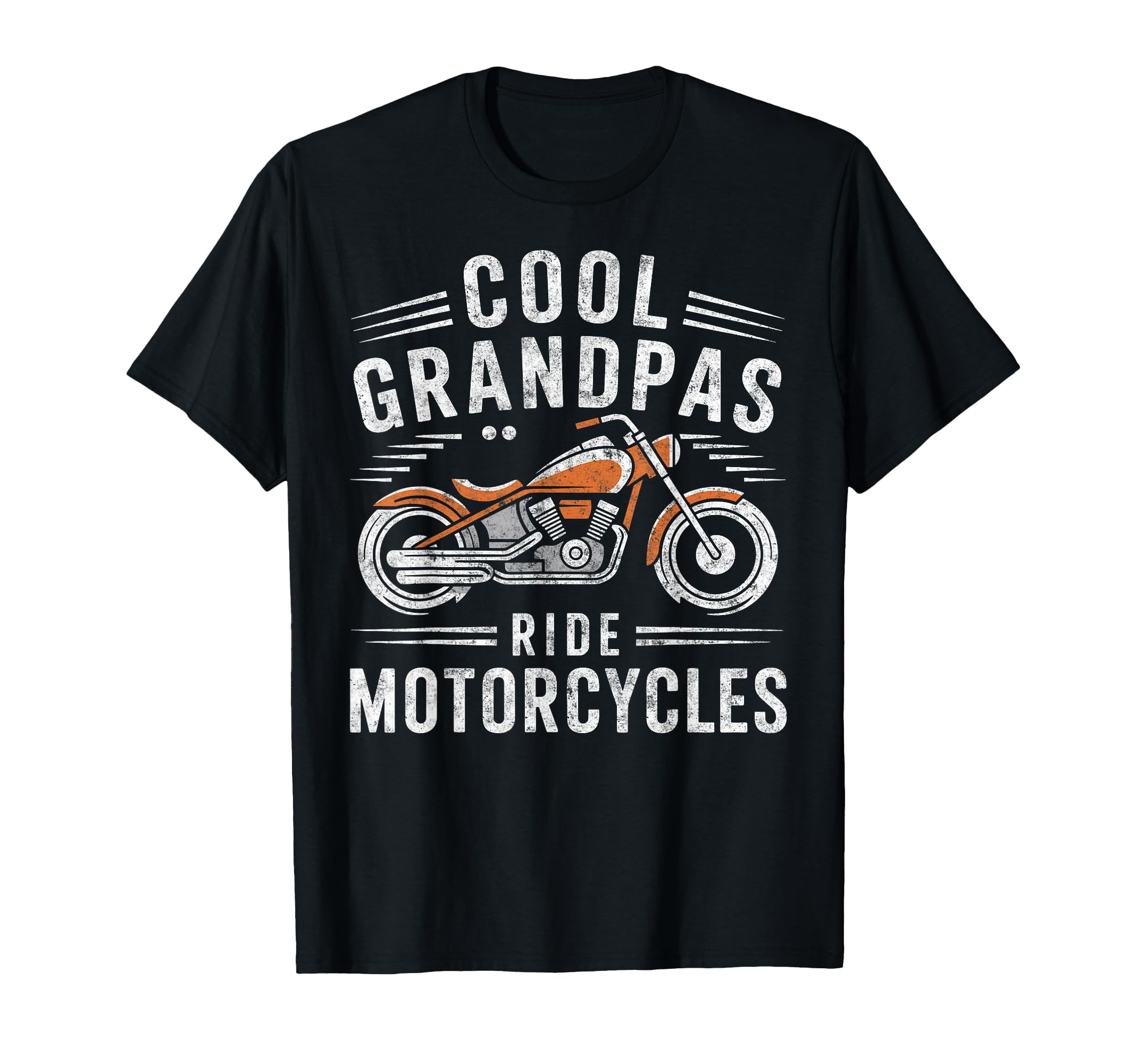 Grandpas Ride Motorcycles Biker T-Shirt - Graphic Print Men Women - T-Shirt, Sweatshirt, Hoodie