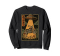 Ufo Motorcycle Japanese Alien Sweatshirt - Unique Graphic Men Women - T-Shirt, Sweatshirt, Hoodie