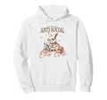 Quiet Rabbit Reading Books Introvert Book Hoodie - Custom Art Print Unisex - T-Shirt, Sweatshirt, Hoodie