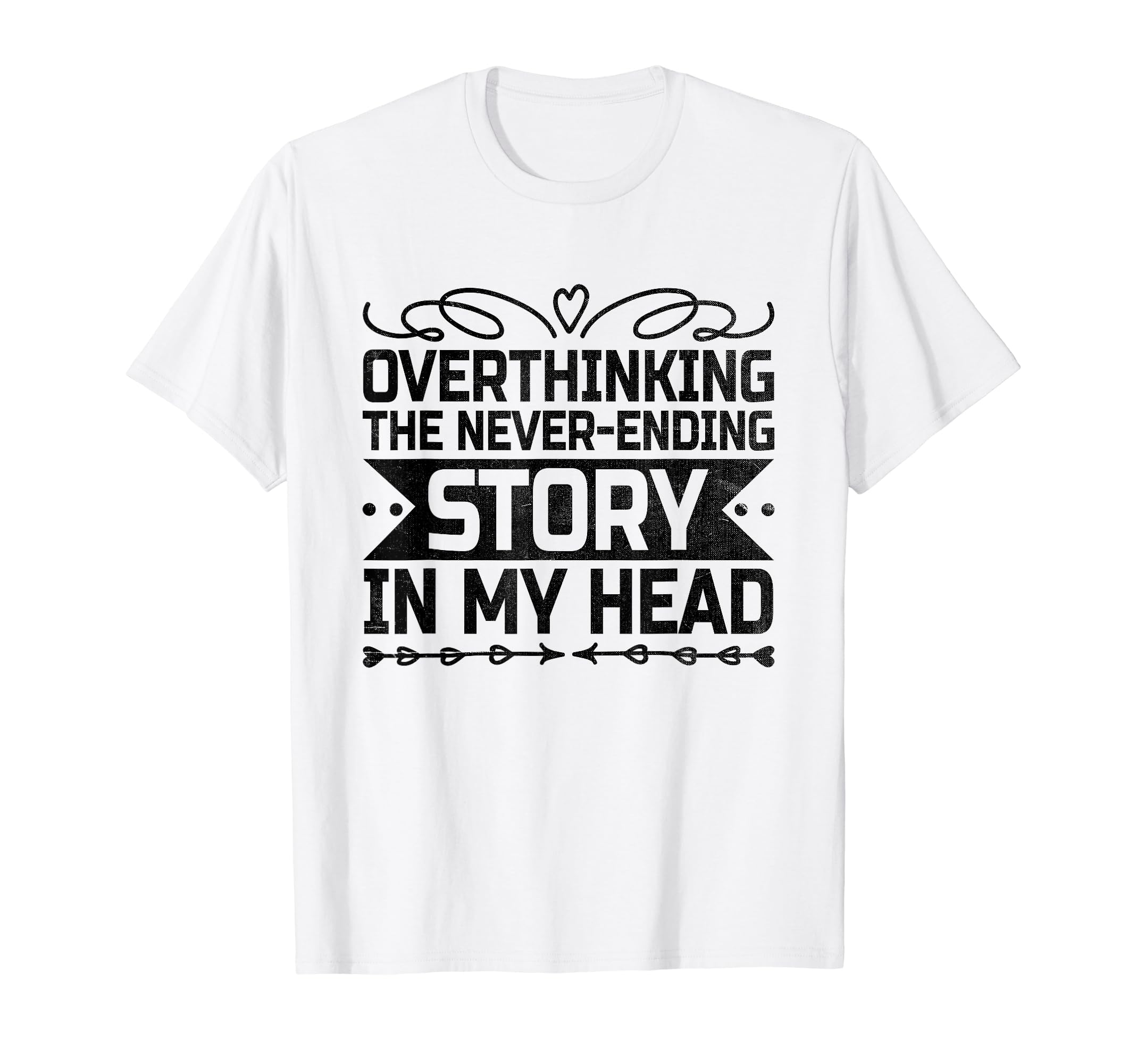 Overthinking Overthinker Funny T-Shirt - Custom Art Print Men Women - T-Shirt, Sweatshirt, Hoodie