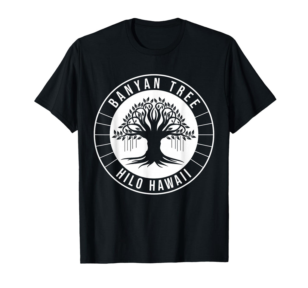 Islands Souvenir Banyan Tree Hilo T-Shirt - Novelty Apparel for Adults - T-Shirt, Sweatshirt, Hoodie