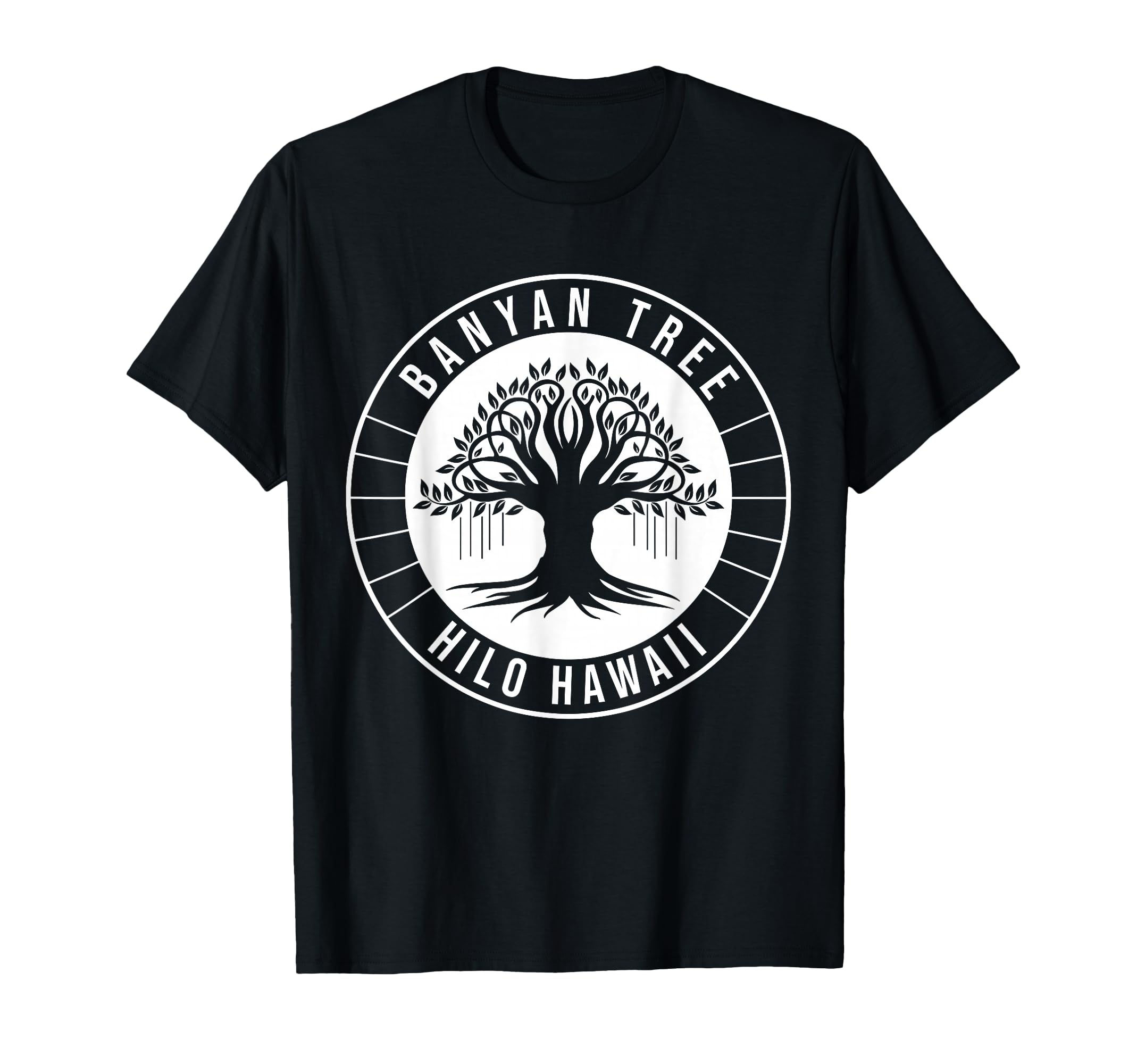 Islands Souvenir Banyan Tree Hilo T-Shirt - Novelty Apparel for Adults - T-Shirt, Sweatshirt, Hoodie