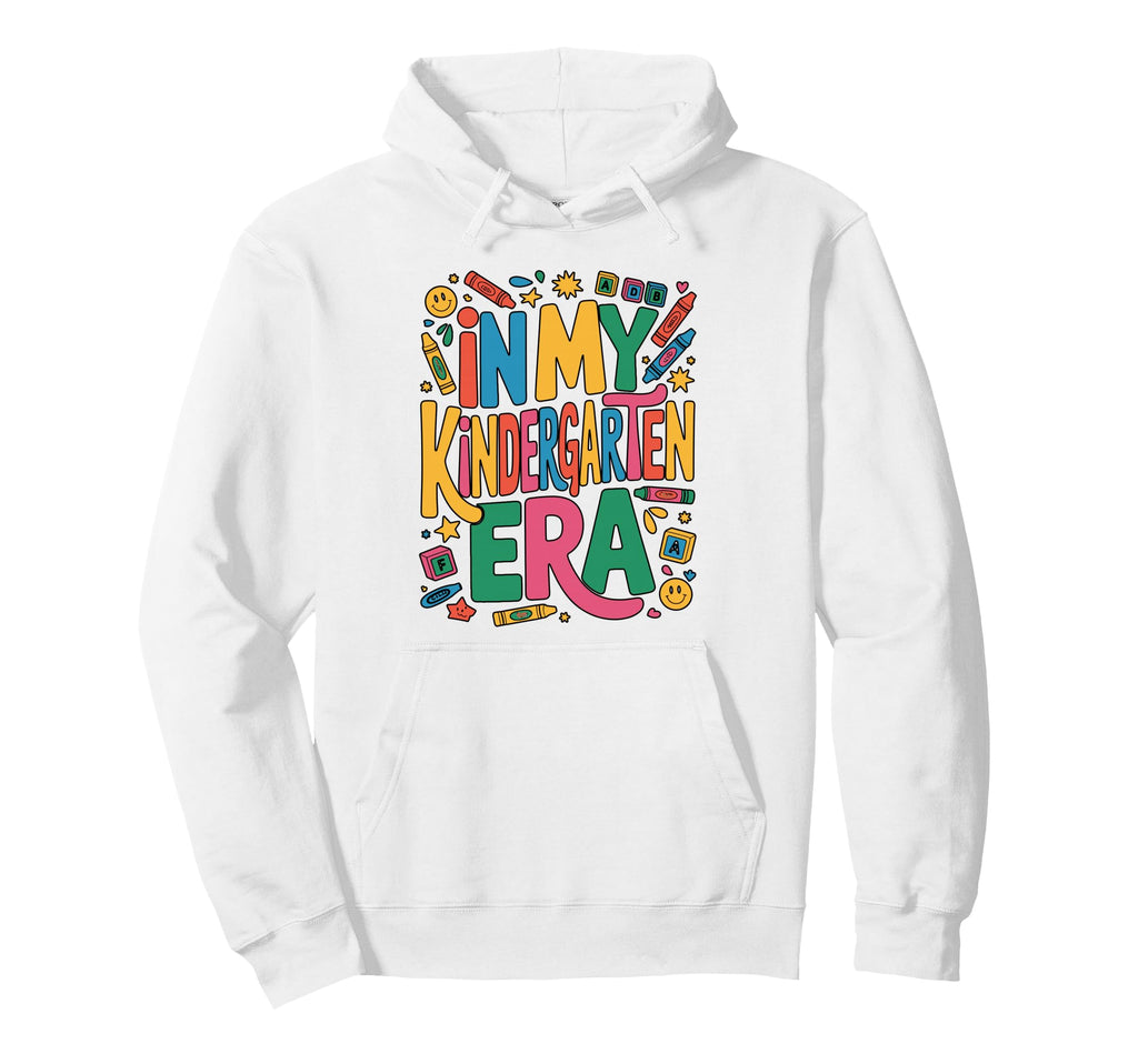 My Kindergarten Era Pastel Word Art Hoodie - Custom Art Print for Adults - T-Shirt, Sweatshirt, Hoodie