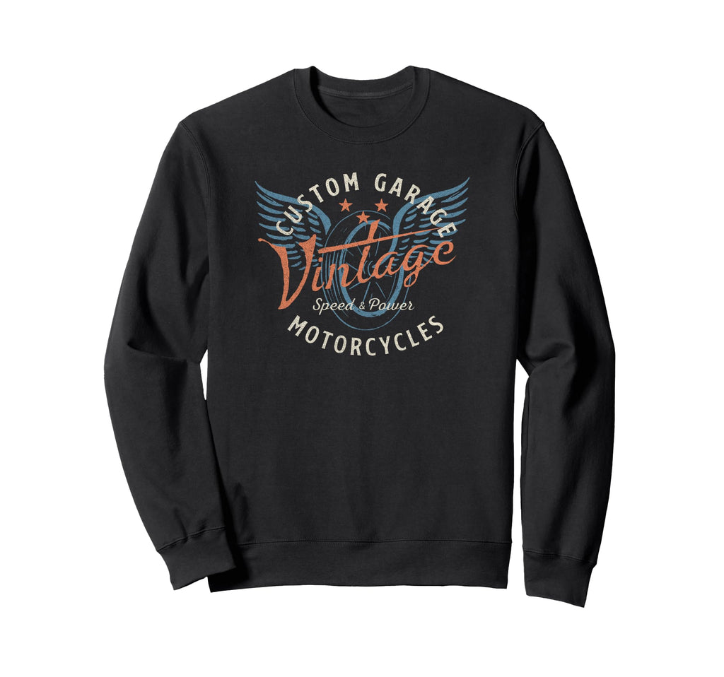 Trendy Custom Garage Motorcycles Sweatshirt - Streetwear Style Men Women - T-Shirt, Sweatshirt, Hoodie
