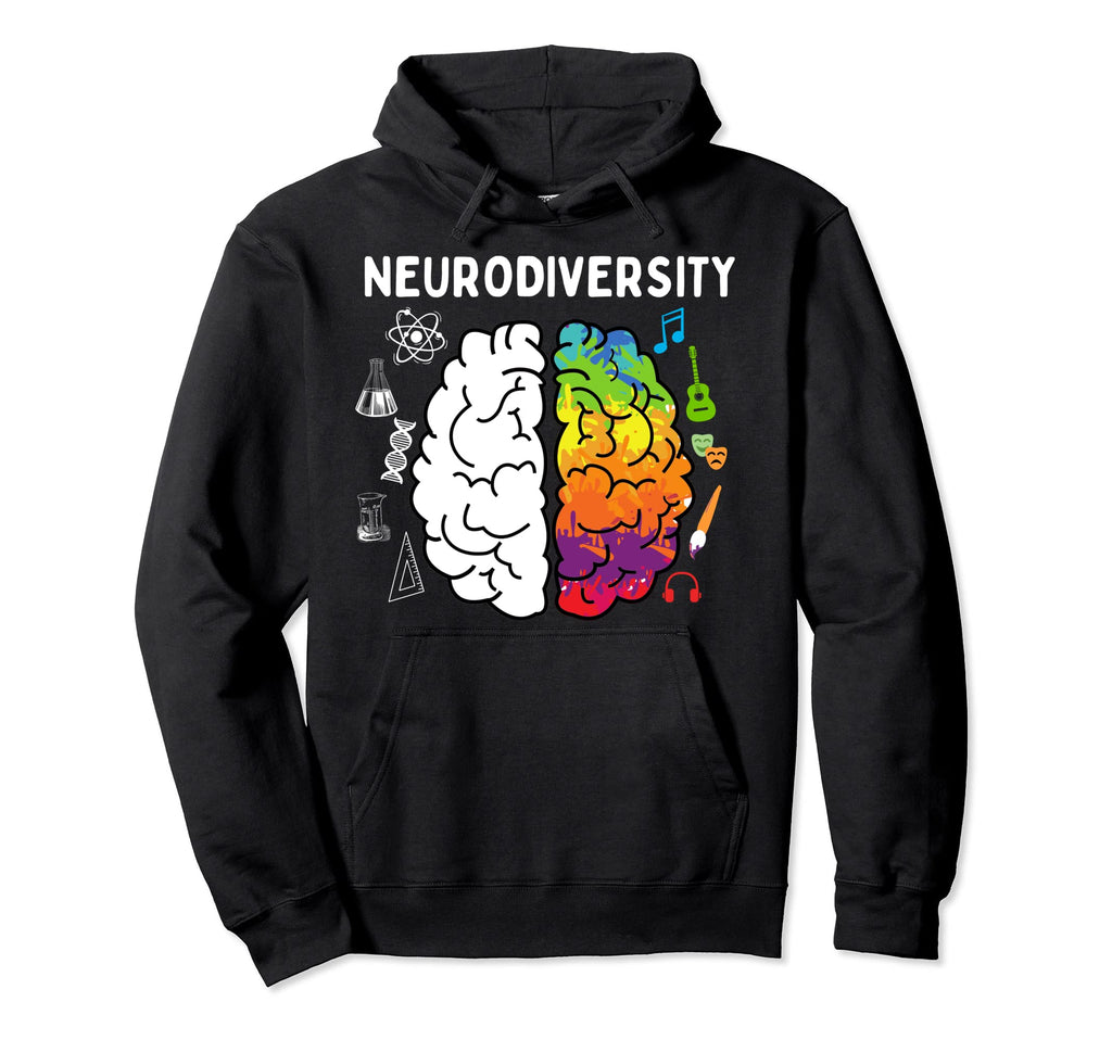 Neurodiversity Adhd Autism Asperger Hoodie - Streetwear Style Men Women - T-Shirt, Sweatshirt, Hoodie