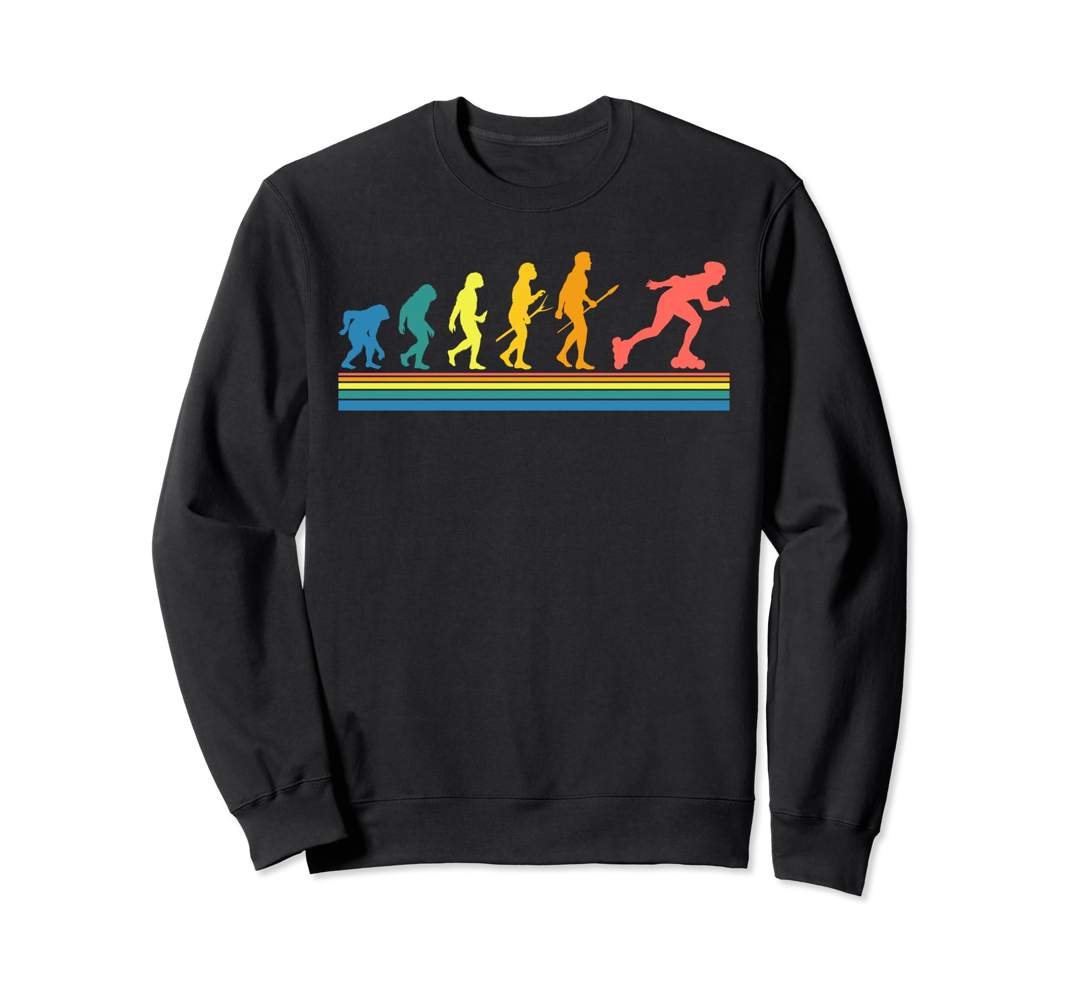 Evolution Roller Skates Roller Skating Sweatshirt - Unique Graphic Unisex - T-Shirt, Sweatshirt, Hoodie