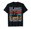 40 Years Biker 1984 Motorcycle T-Shirt - Streetwear Style for Adults - T-Shirt, Sweatshirt, Hoodie