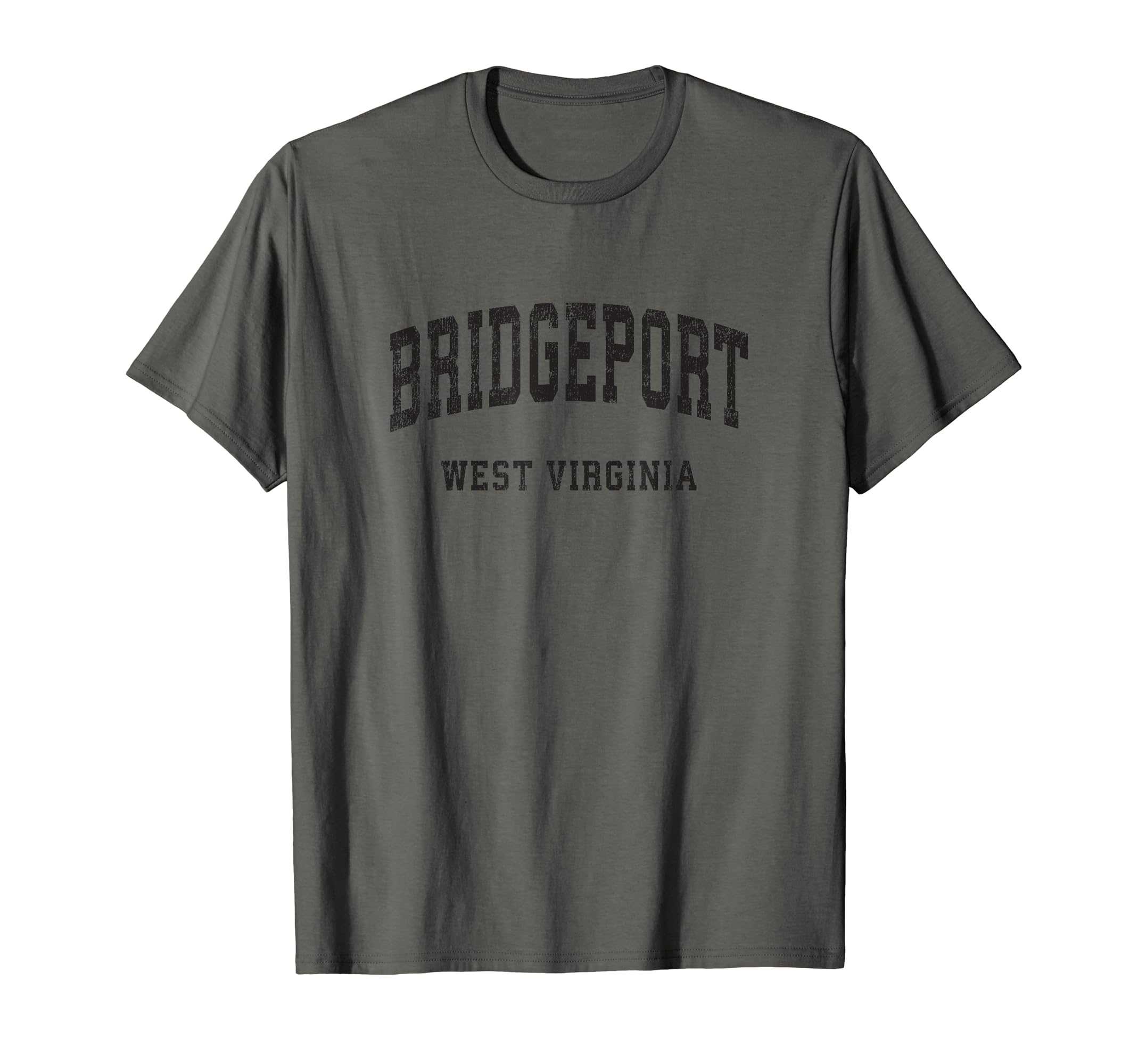 Bridgeport West Virginia Wv Athletic T-Shirt - Fun Novelty Design Unisex - T-Shirt, Sweatshirt, Hoodie