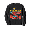 Roller Skating Skate 1970S Sweatshirt - Aesthetic Graphic for Adults - T-Shirt, Sweatshirt, Hoodie