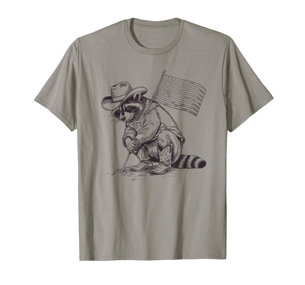 Raccoon 90S Country Music Western T-Shirt - Casual Everyday Wear Men Women - T-Shirt, Sweatshirt, Hoodie