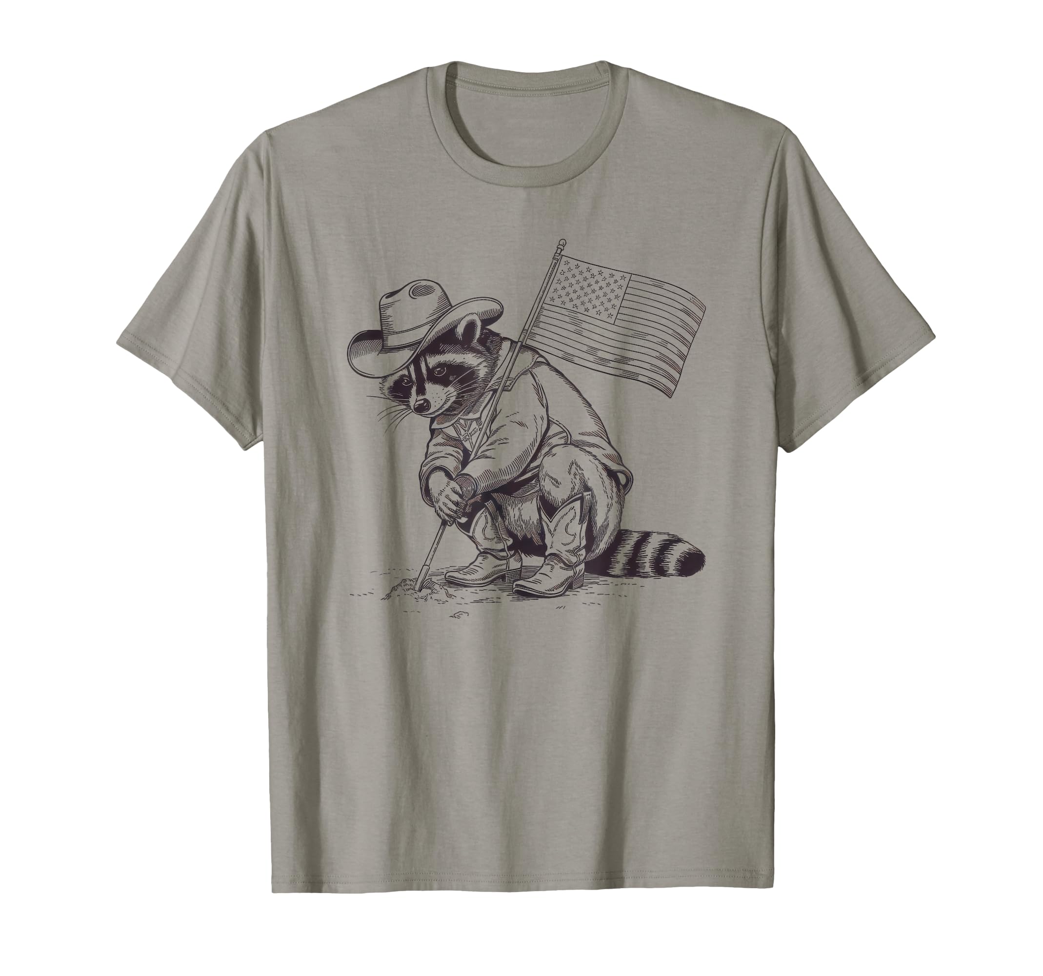 Raccoon 90S Country Music Western T-Shirt - Casual Everyday Wear Men Women - T-Shirt, Sweatshirt, Hoodie