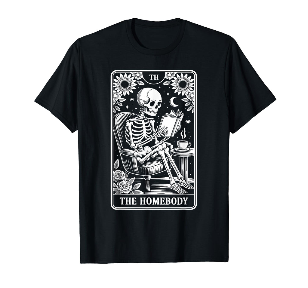 Homebody Tarot Indoorsy Antisocial T-Shirt - Custom Art Print Men Women - T-Shirt, Sweatshirt, Hoodie