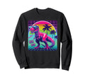 Retrowave Synthwave Aesthetic Sweatshirt - Custom Art Print Men Women - T-Shirt, Sweatshirt, Hoodie