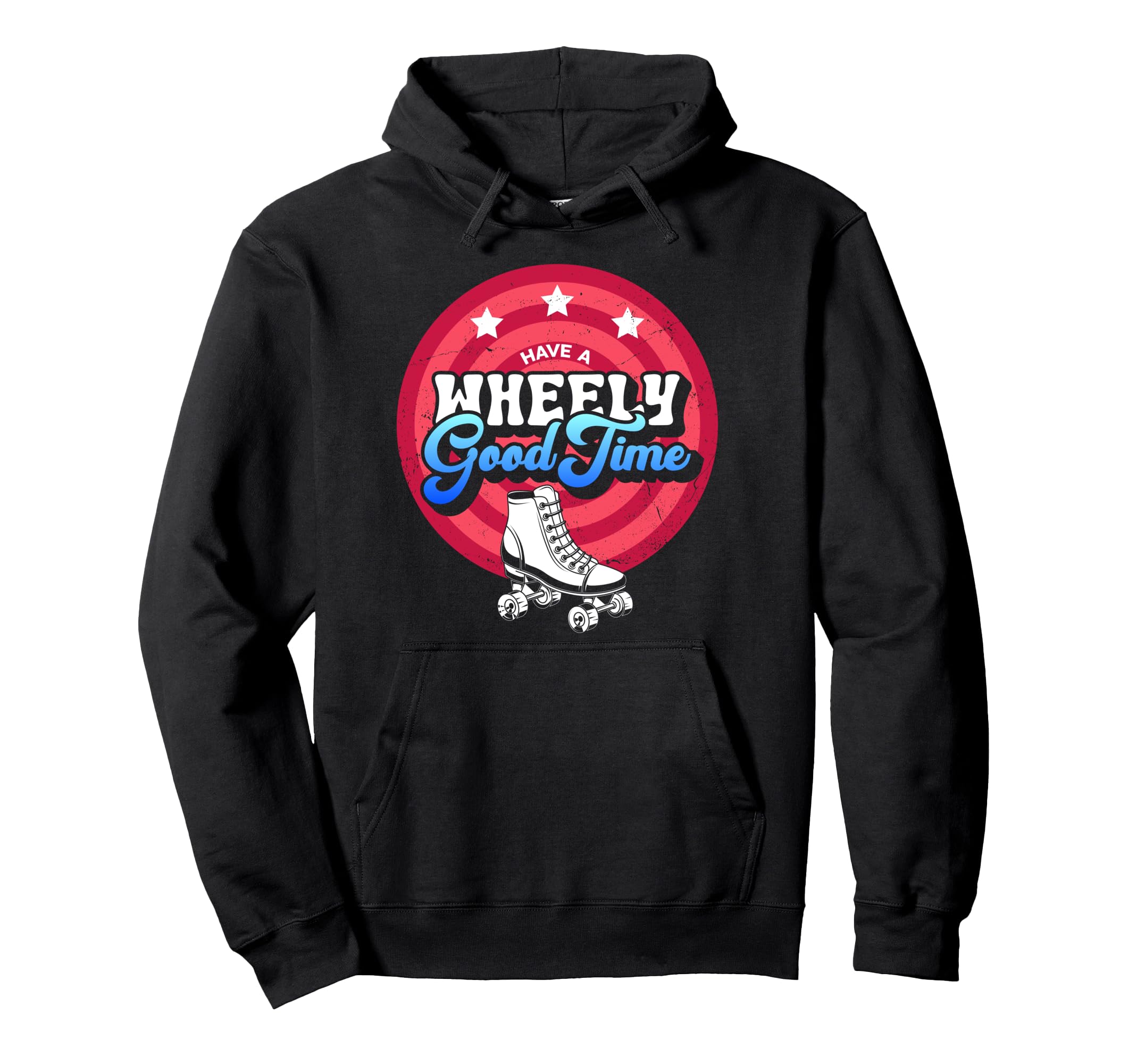 Roller Skating Skate 1970S Hoodie - Fun Novelty Design for Adults - T-Shirt, Sweatshirt, Hoodie