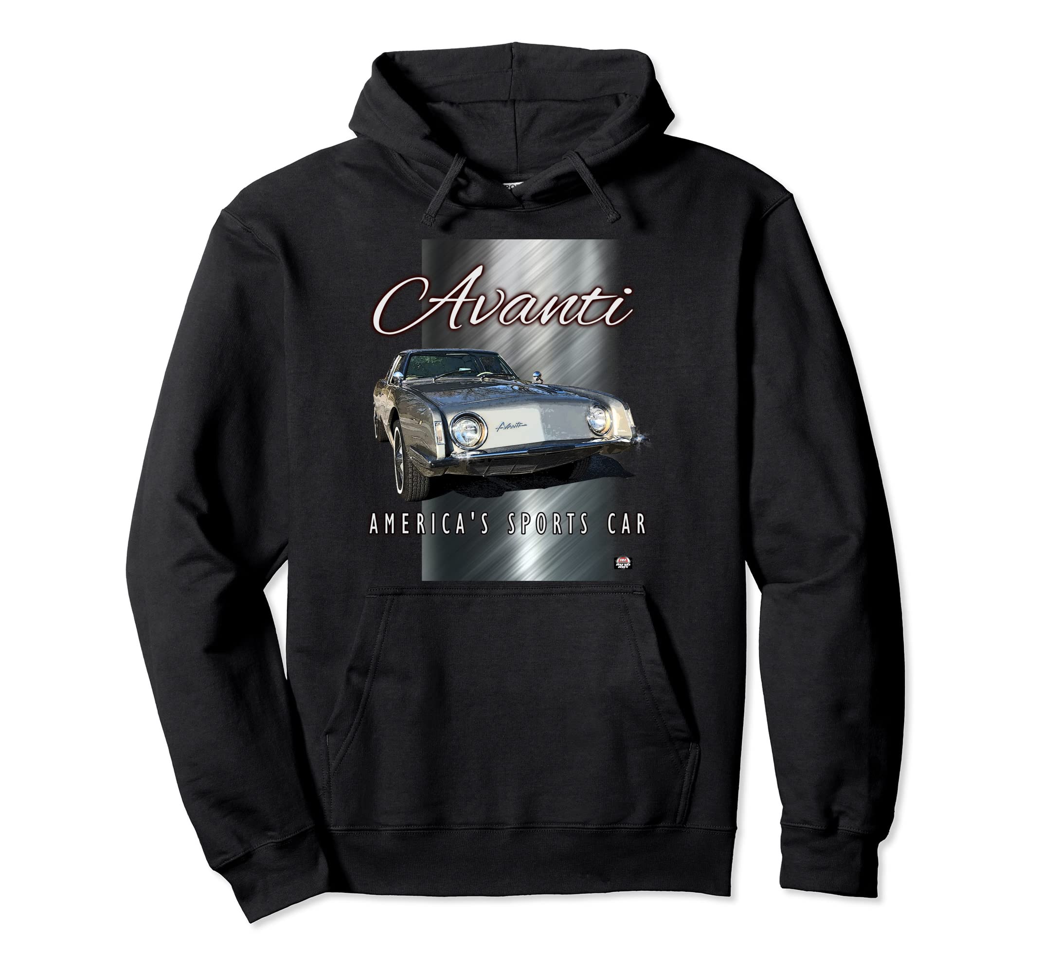 Avanti Americas Sports Car Hoodie - Novelty Apparel Unisex - T-Shirt, Sweatshirt, Hoodie