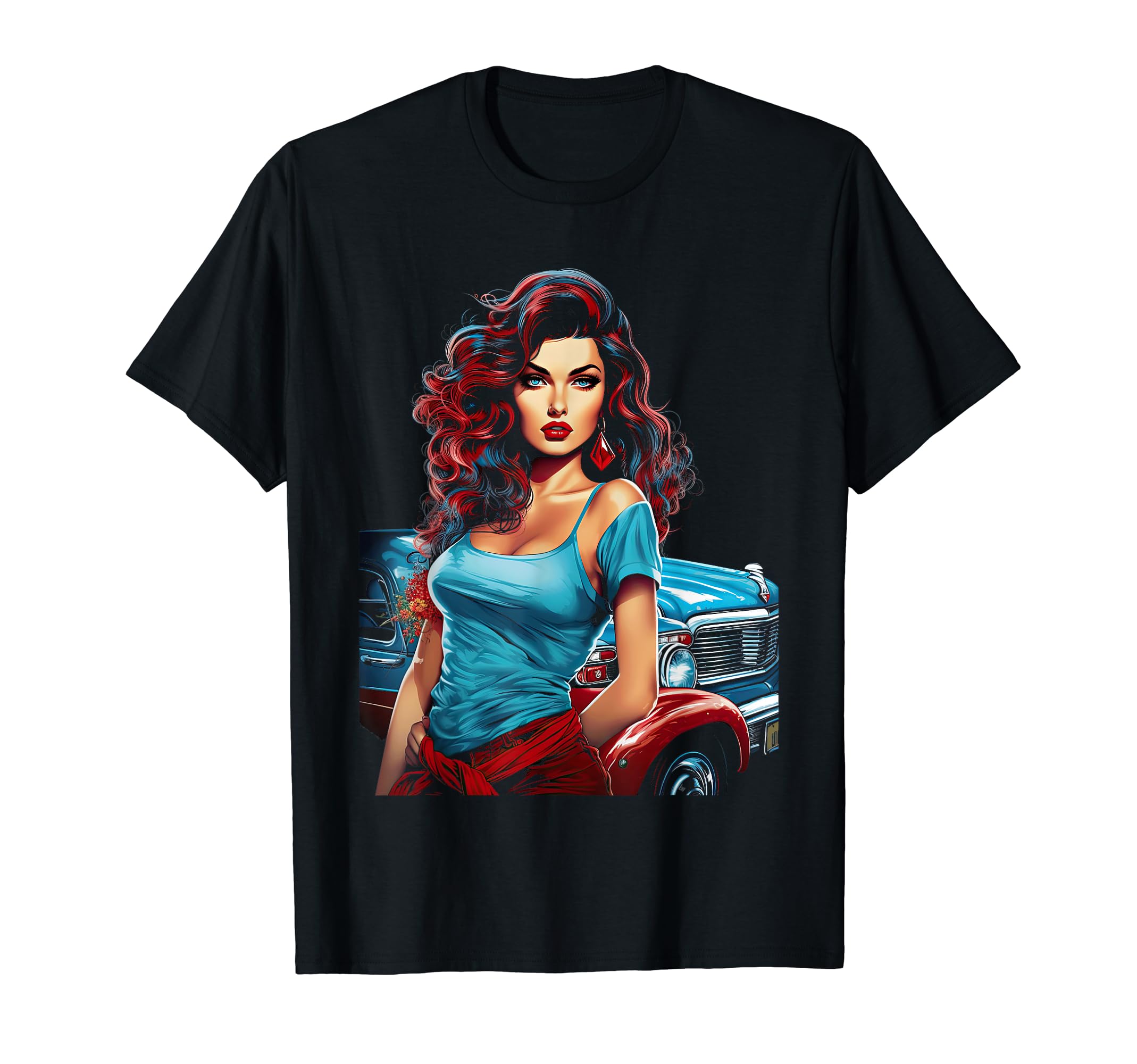 Pinup Pin Up T-Shirt - Unique Graphic Men Women - T-Shirt, Sweatshirt, Hoodie