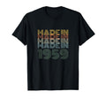 Made 1959 Typography 61St Birthday T-Shirt - Custom Art Print for Adults - T-Shirt, Sweatshirt, Hoodie