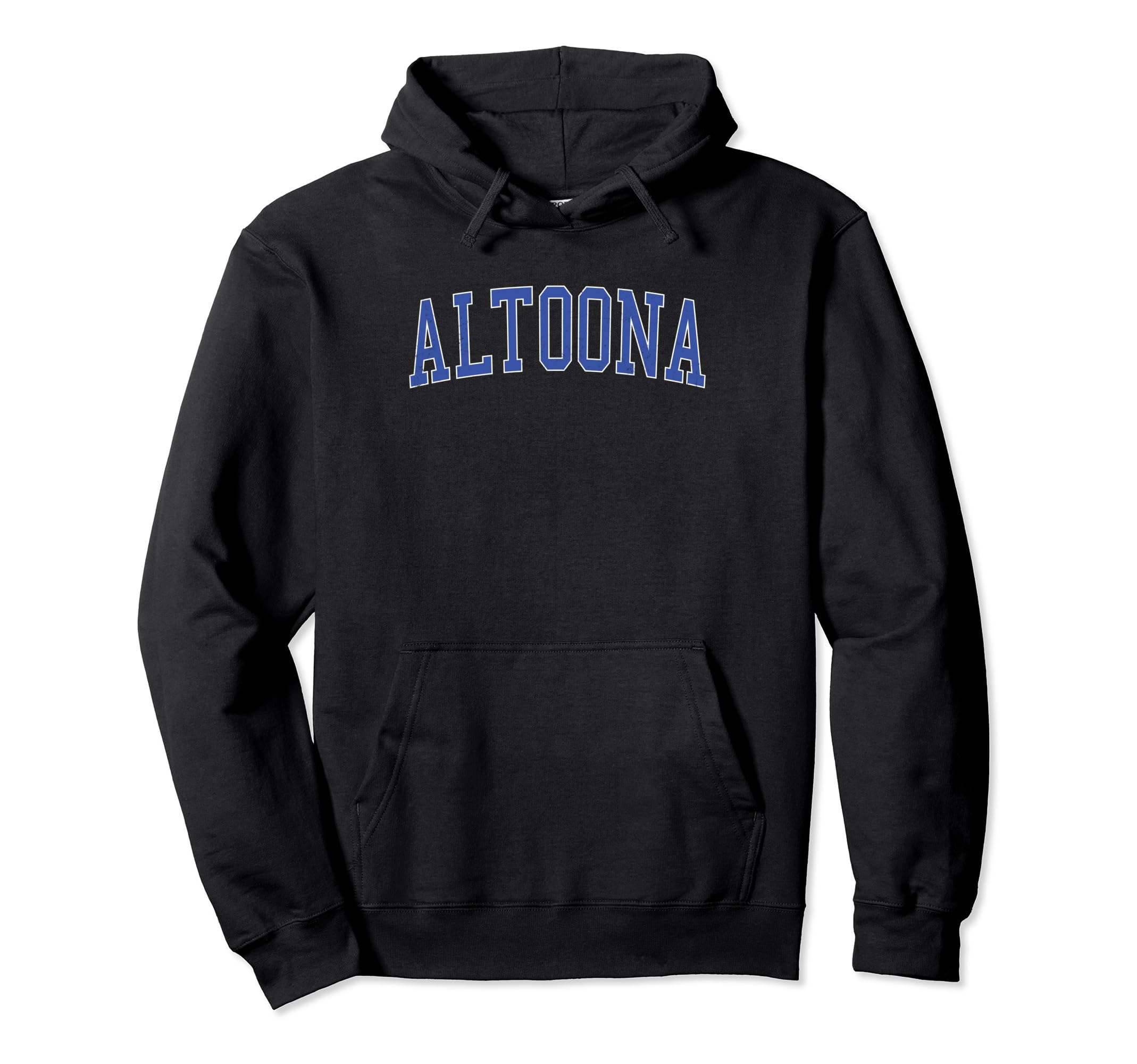 Altoona Wi Distressed Blue Varsity Hoodie - Casual Everyday Wear for Adults - T-Shirt, Sweatshirt, Hoodie