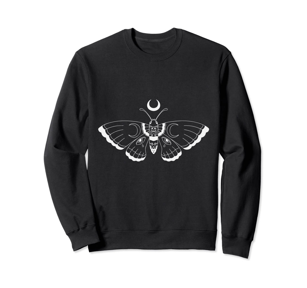 Beautiful Moth Goth Horror Sweatshirt - Trendy Graphic Men Women - T-Shirt, Sweatshirt, Hoodie