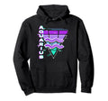 Aquarius Zodiac Sign Vaporwave Hoodie - Fun Novelty Design for Adults - T-Shirt, Sweatshirt, Hoodie