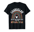 School Guidance Counselor Therapist T-Shirt - Novelty Apparel Men Women - T-Shirt, Sweatshirt, Hoodie