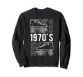 1970S Roller Skates Skating Sweatshirt - Novelty Apparel for Adults - T-Shirt, Sweatshirt, Hoodie