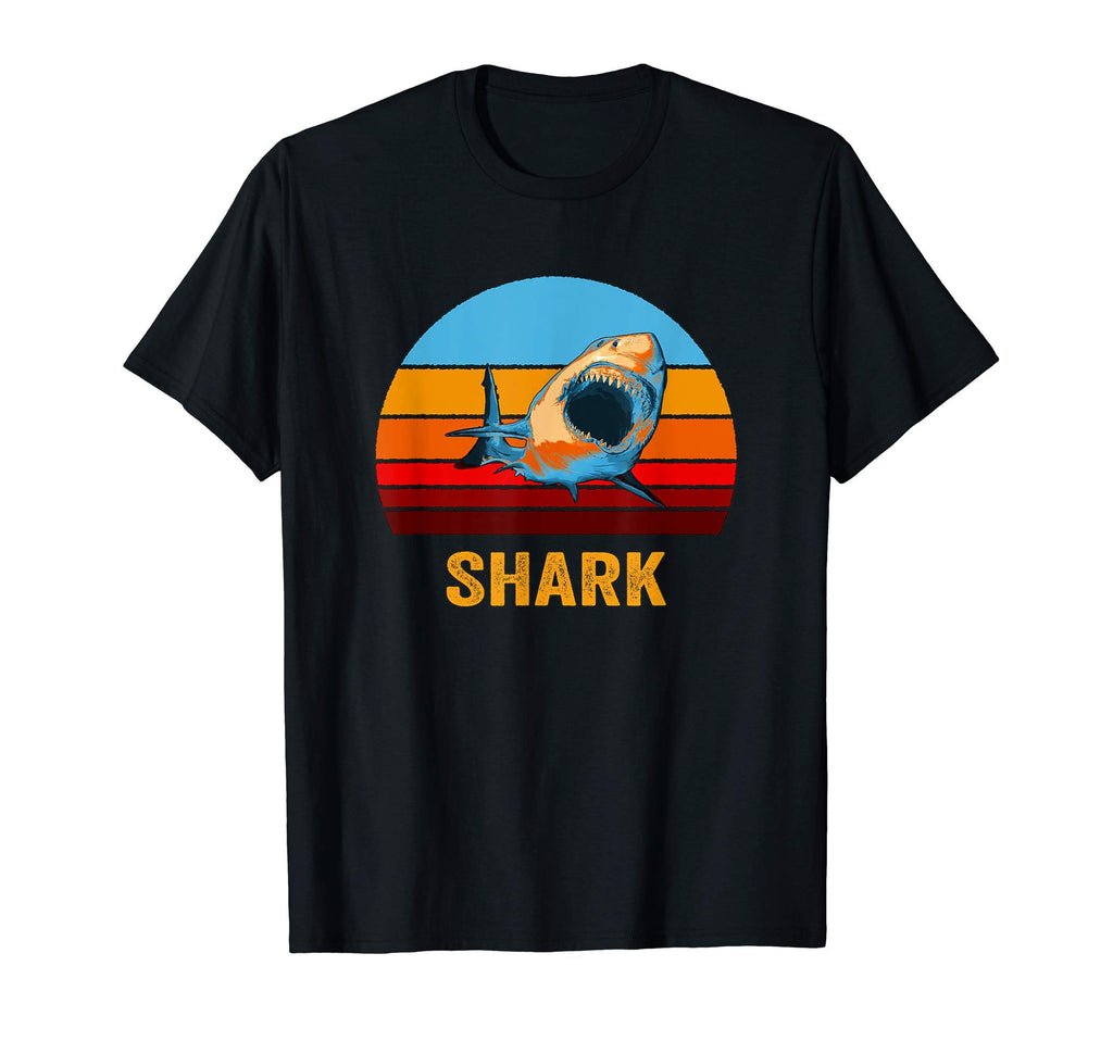 Sunset Shark T-Shirt - Fun Novelty Design for Adults - T-Shirt, Sweatshirt, Hoodie