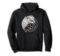 Wolves American Traditional Tattoo Hoodie - Unique Graphic Men Women - T-Shirt, Sweatshirt, Hoodie
