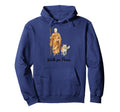 Walk Peace Buddhist Monk And Dog Zen Hoodie - Novelty Apparel Men Women - T-Shirt, Sweatshirt, Hoodie