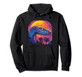Snake Vaporwave Aesthetic Synthwave 80S Hoodie - Trendy Graphic Men Women - T-Shirt, Sweatshirt, Hoodie