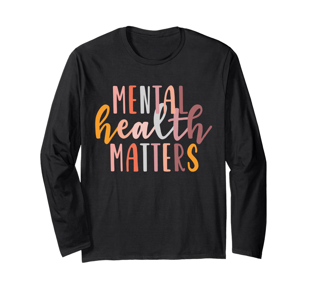 Mental Health Matters Human Brain T-Shirt - Novelty Apparel for Adults - T-Shirt, Sweatshirt, Hoodie