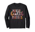 Mental Health Matters Human Brain T-Shirt - Novelty Apparel for Adults - T-Shirt, Sweatshirt, Hoodie