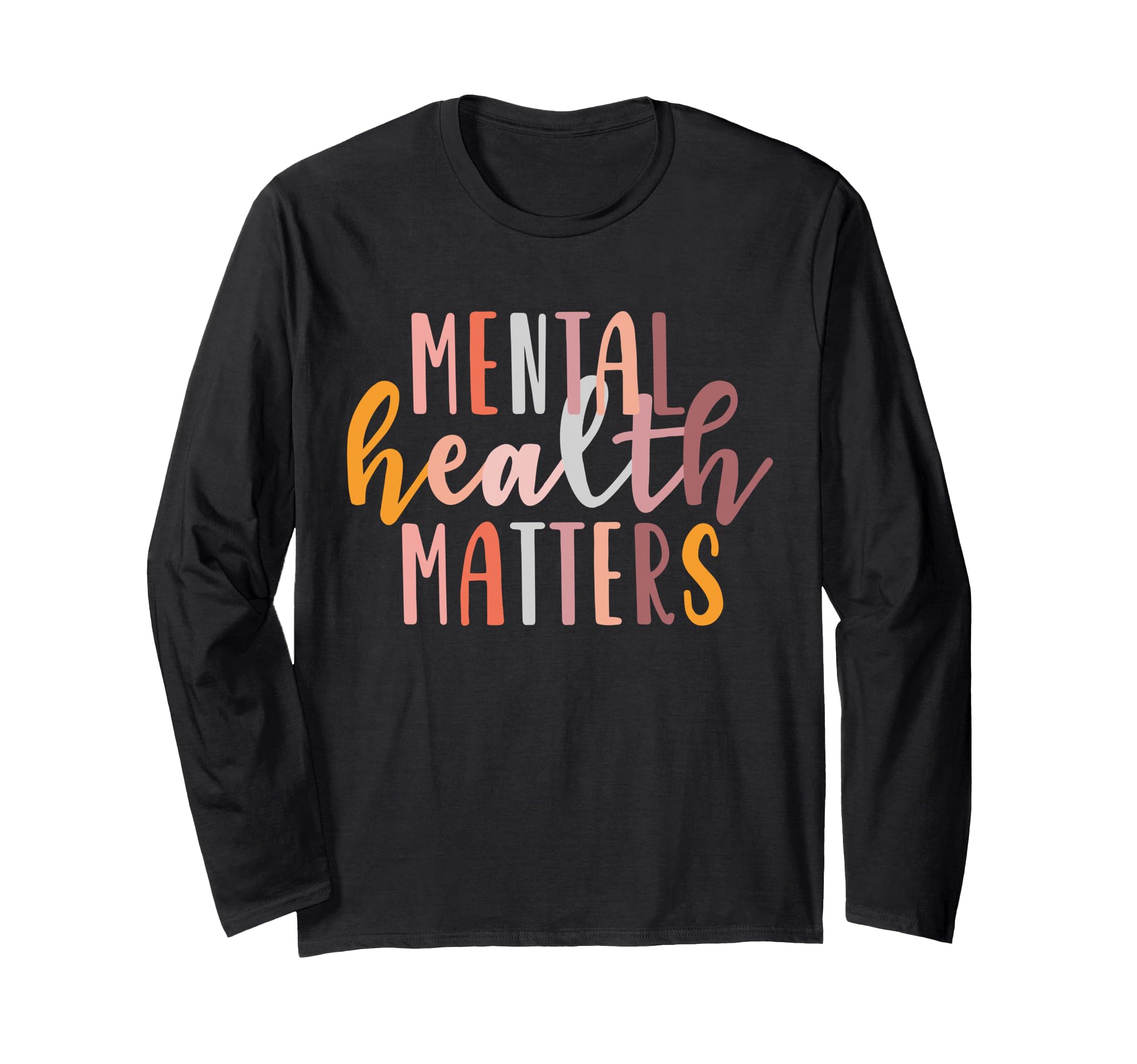 Mental Health Matters Human Brain T-Shirt - Novelty Apparel for Adults - T-Shirt, Sweatshirt, Hoodie