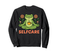 Selfcare Frog Meditating Sweatshirt - Custom Art Print Men Women - T-Shirt, Sweatshirt, Hoodie