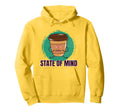 Funny Coffee Yoga Mindfulness Caffeine Hoodie - Aesthetic Graphic Unisex - T-Shirt, Sweatshirt, Hoodie